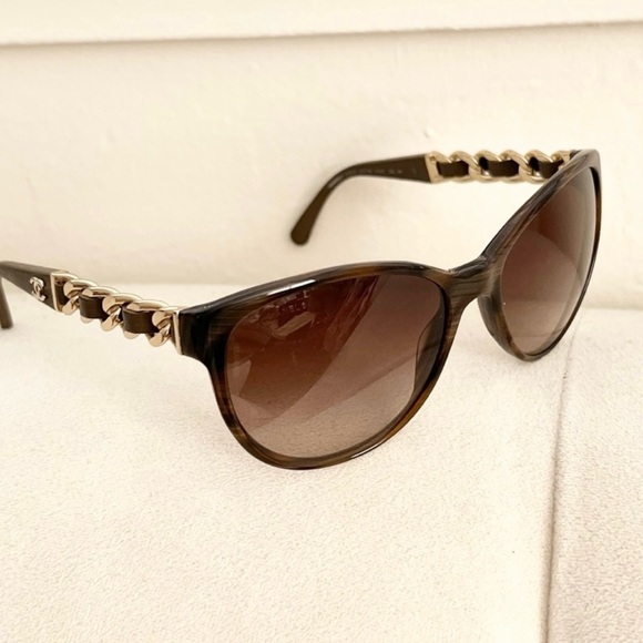 Chanel Chain Sunglasses - Picture 1 of 7